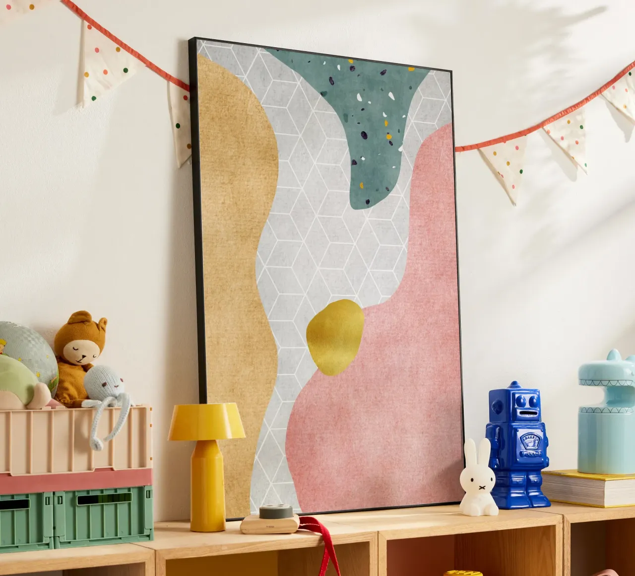 Geometric Harmony No 4 alluminio dibond da treechild
