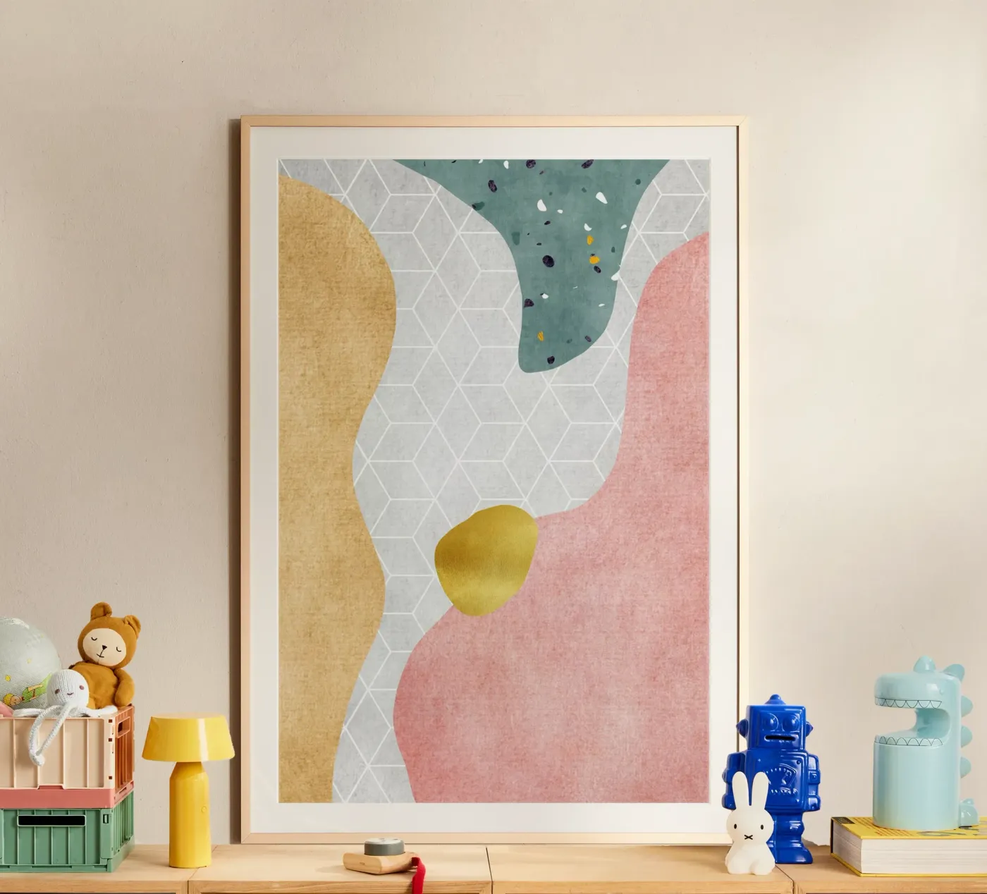 Geometric Harmony No 4 poster da treechild