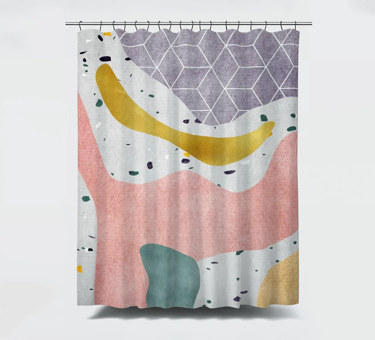 Geometric Harmony No 5 tenda da doccia da treechild