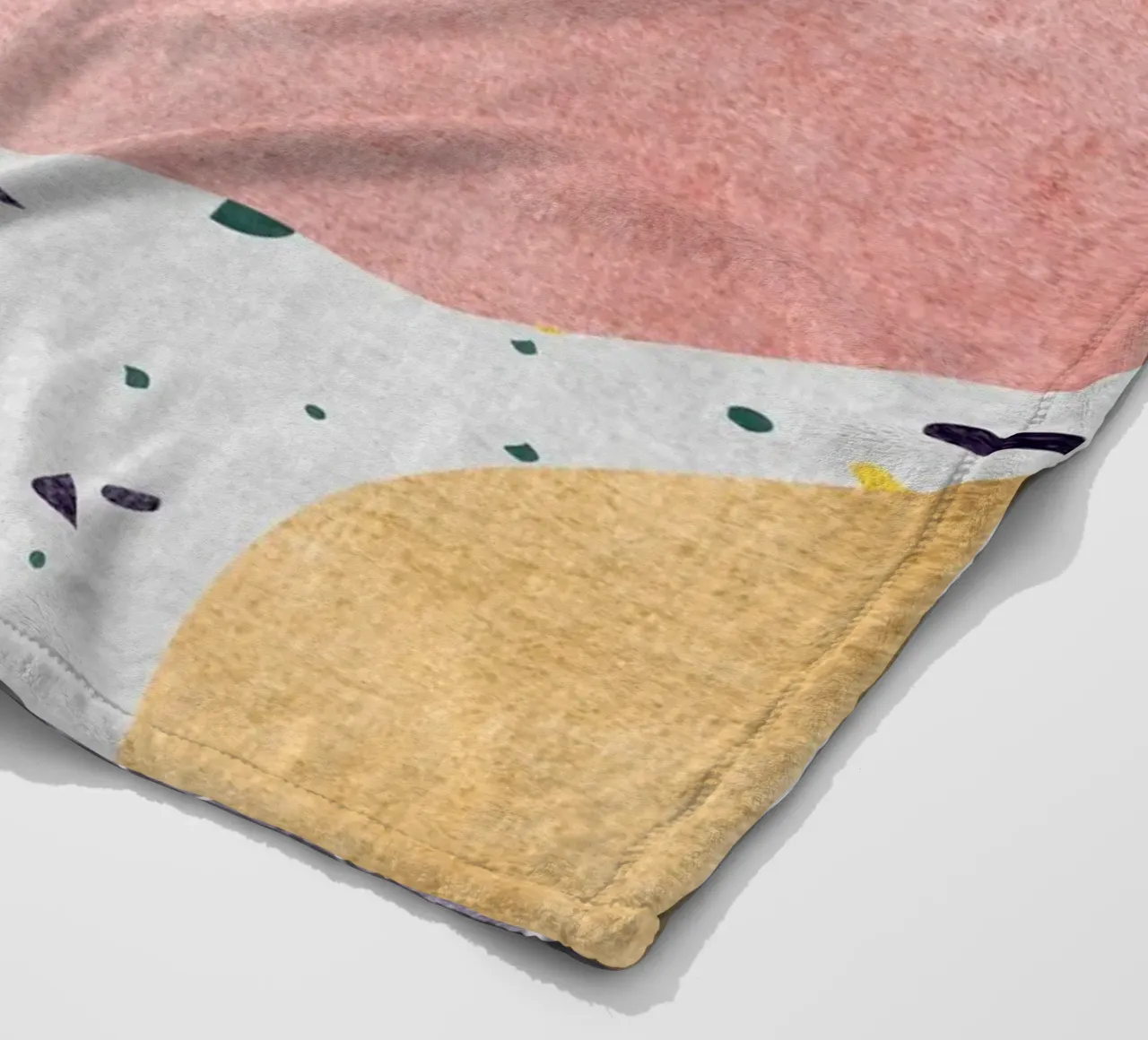 Geometric Harmony No 5 coperta in pile da treechild