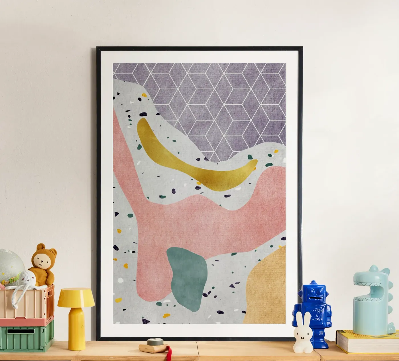 Geometric Harmony No 5 poster da treechild