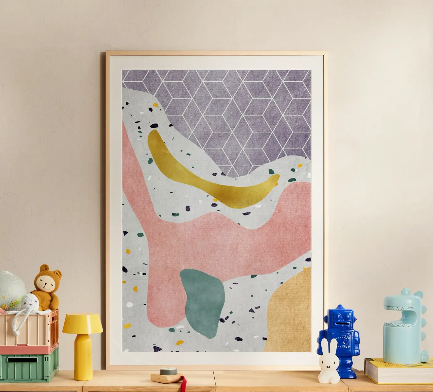 Geometric Harmony No 5 poster da treechild
