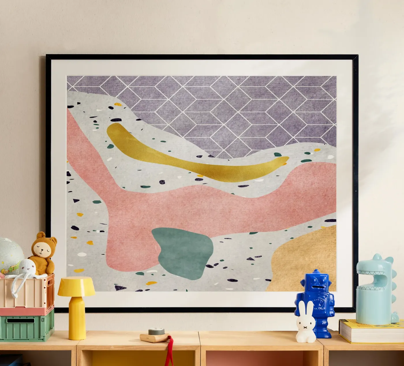 Geometric Harmony No 5 poster da treechild