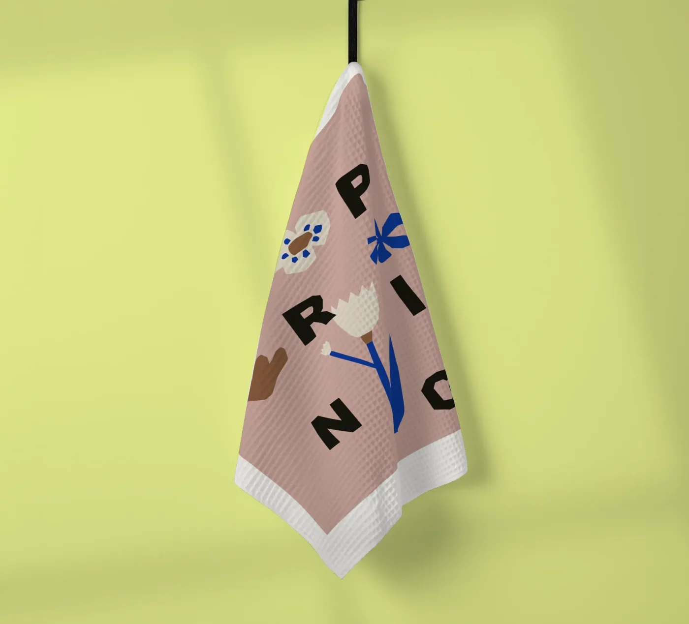 Spring tea towel by treechild