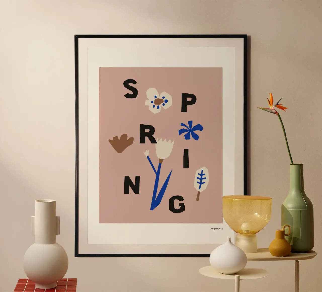 Spring poster con telaio in alluminio da treechild
