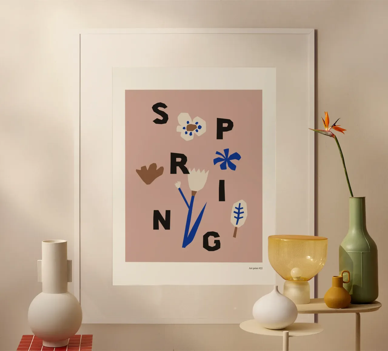 Spring poster con telaio in alluminio da treechild