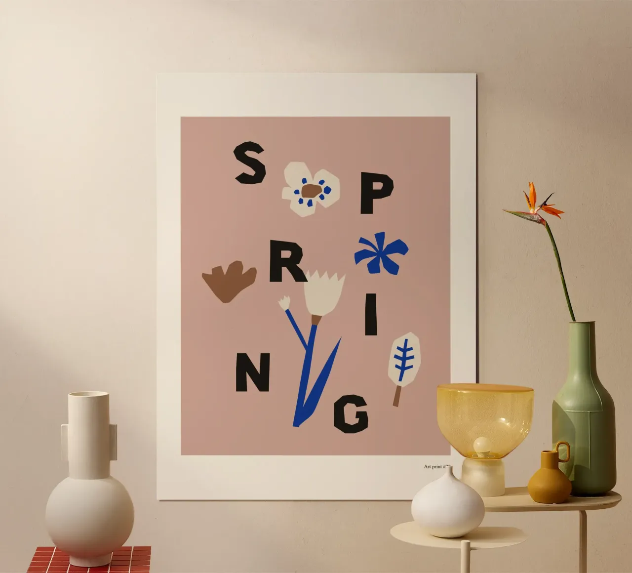 Spring poster con telaio in alluminio da treechild