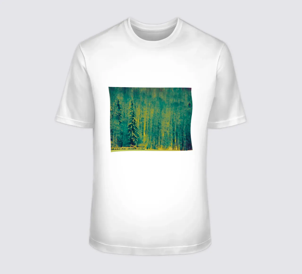 Alberi innevati nella foresta t-shirt da Something for you