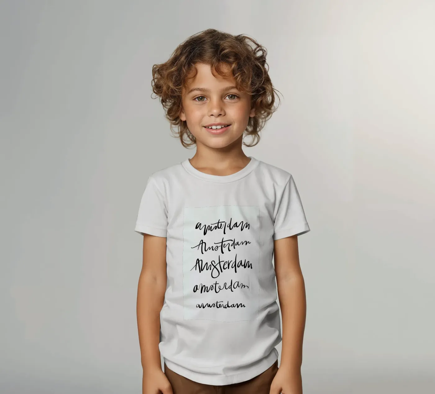 Amsterdam t-shirt bambini da Kristen Polsinelli