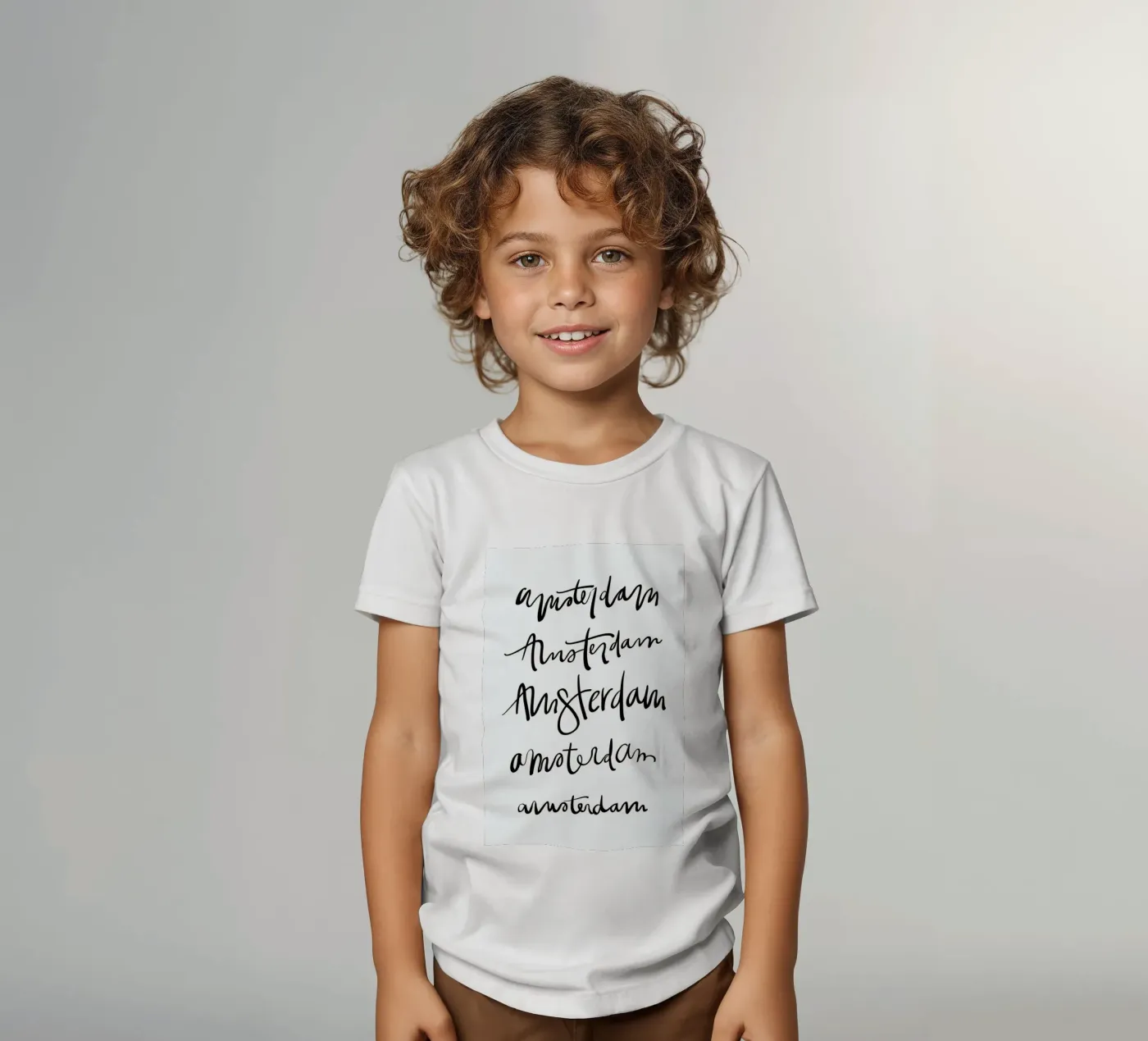 Amsterdam t-shirt bambini da Kristen Polsinelli