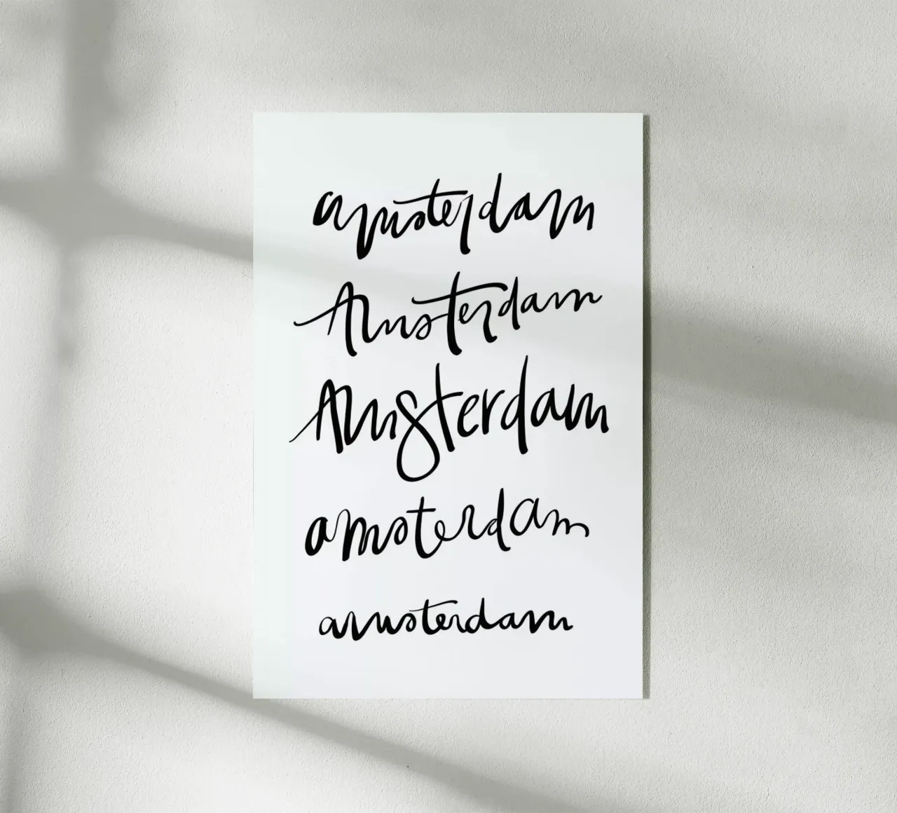 Amsterdam plexiglass da Kristen Polsinelli