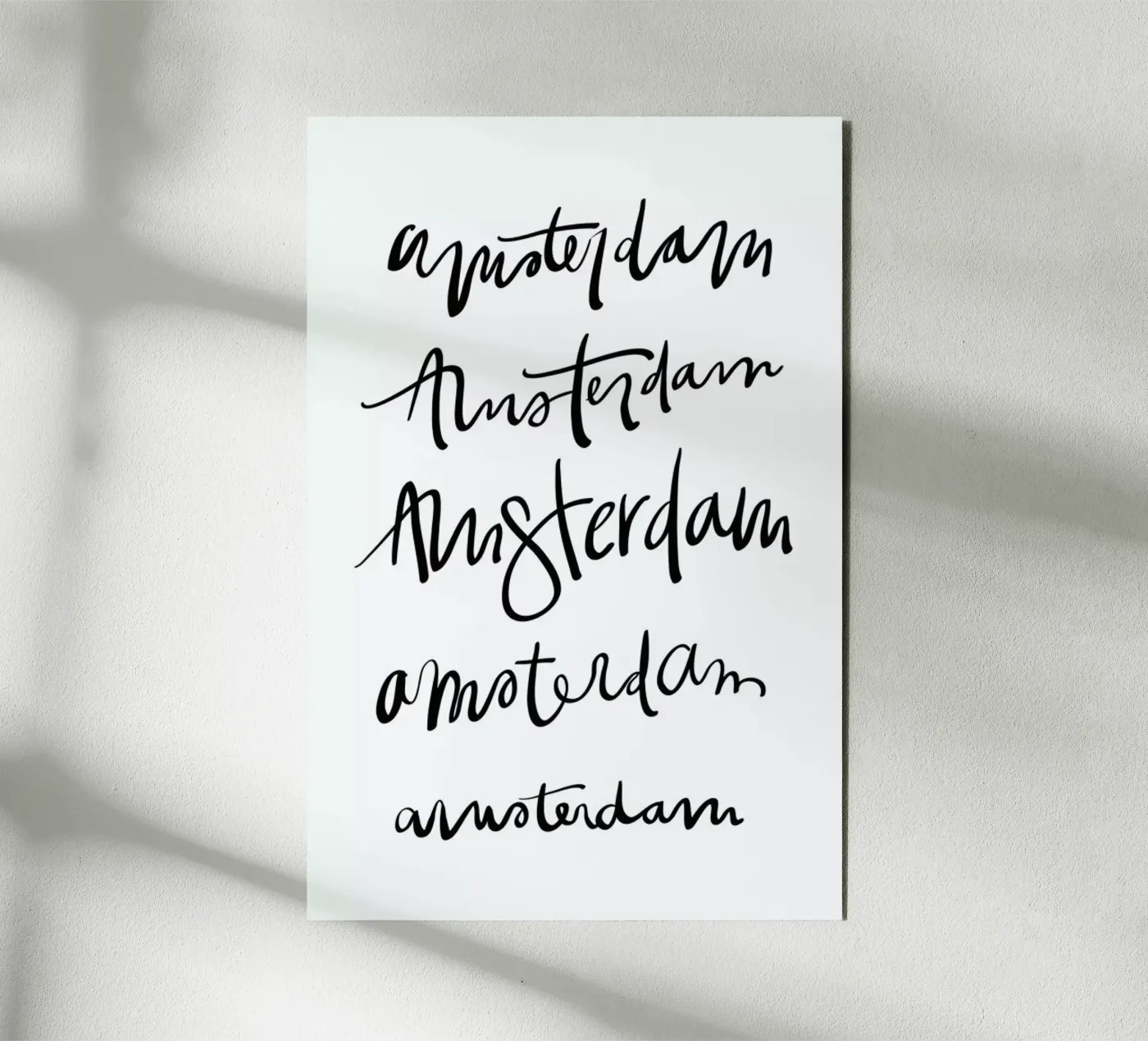 Amsterdam alluminio dibond da Kristen Polsinelli
