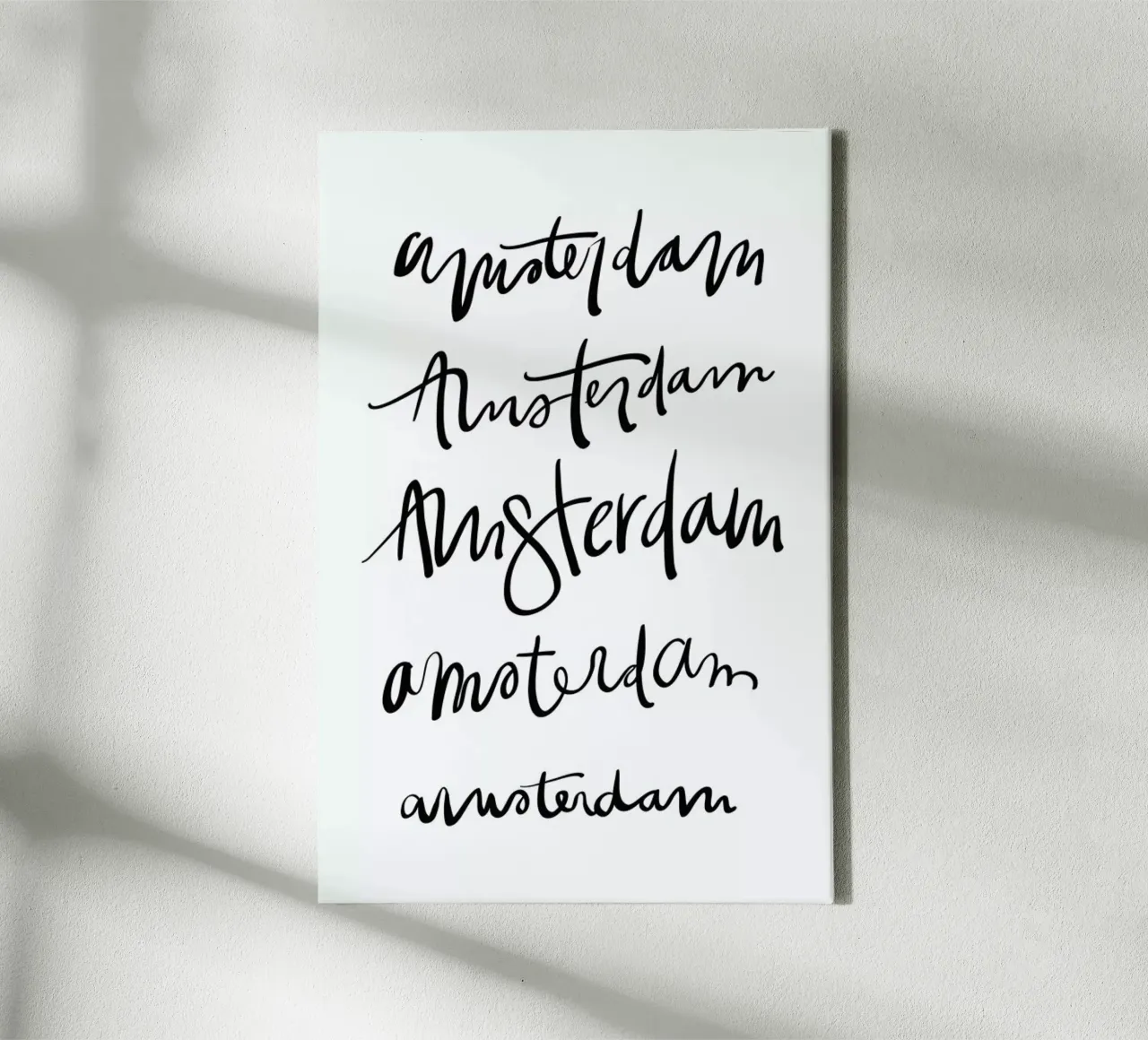Amsterdam canvas met Baklijst van Kristen Polsinelli