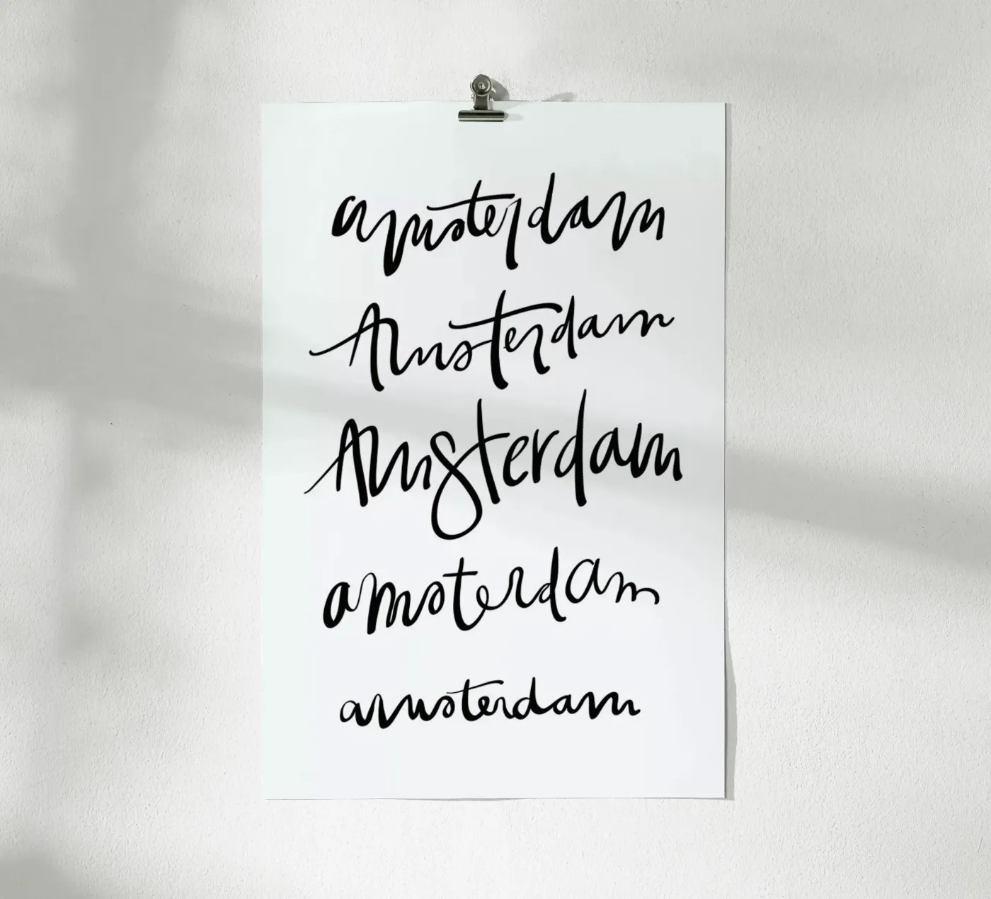 Amsterdam poster van Kristen Polsinelli