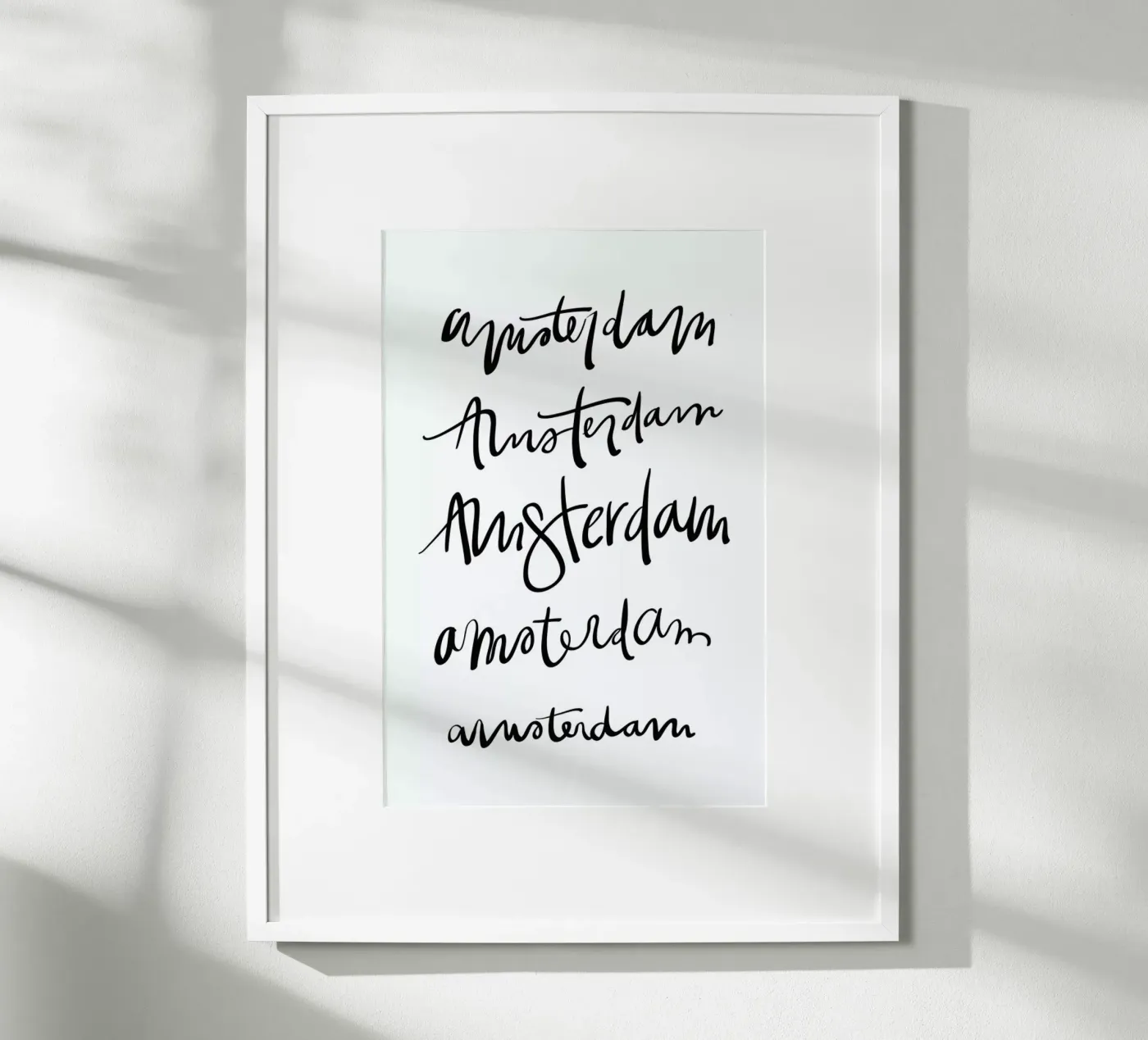 Amsterdam poster van Kristen Polsinelli