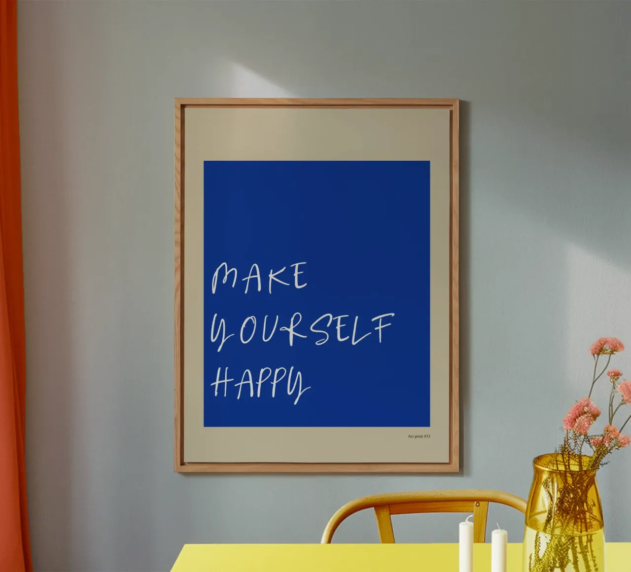 Make Yourself Happy alluminio dibond da treechild