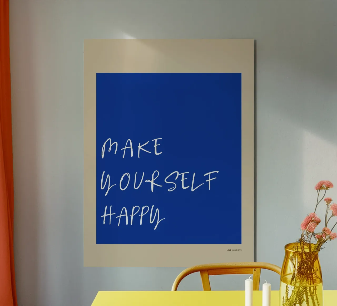 Make Yourself Happy alluminio dibond da treechild