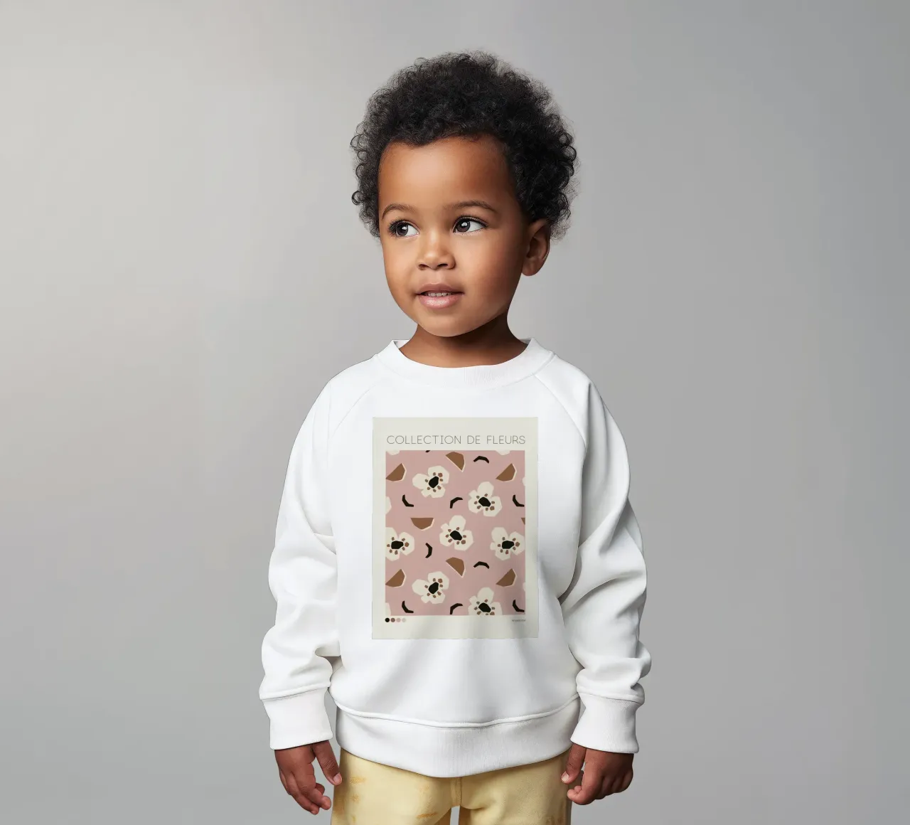 Collection De Fleurs No 2 felpa neonato da treechild