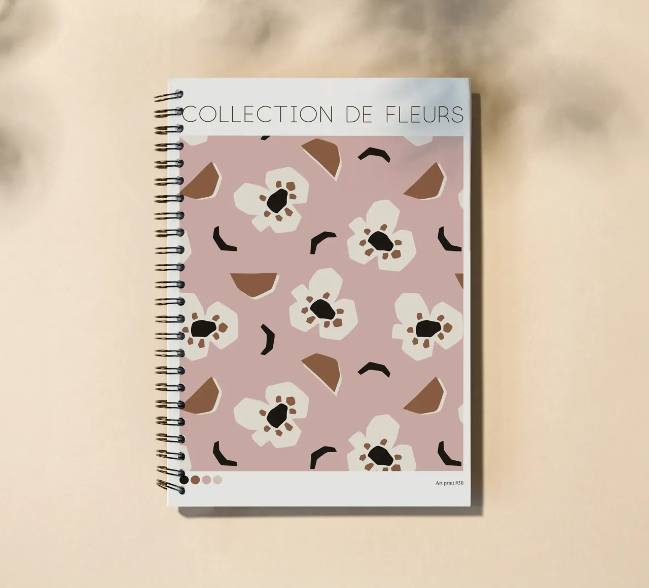 Collection De Fleurs No 2 spiral notebook by treechild