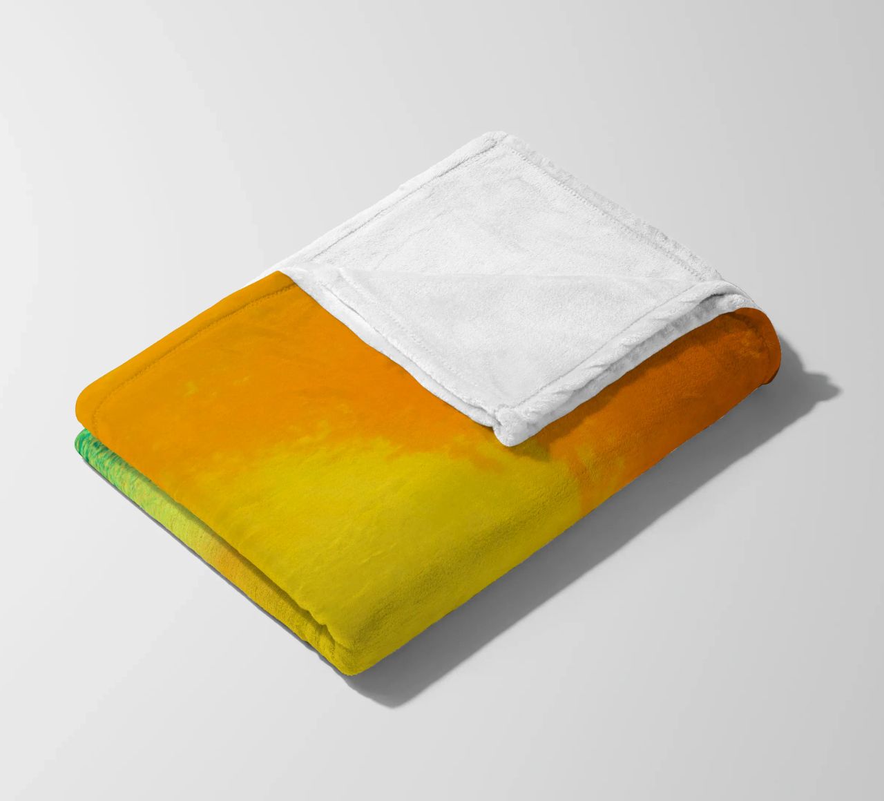 A path in the forest in the fog fleece blanket by Something for you