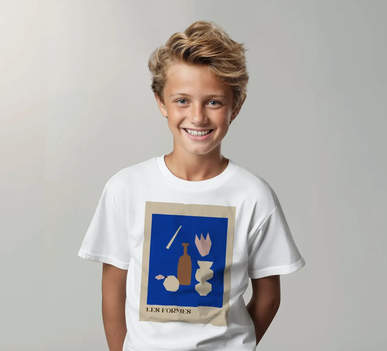 Les Formes kids t-shirt by treechild