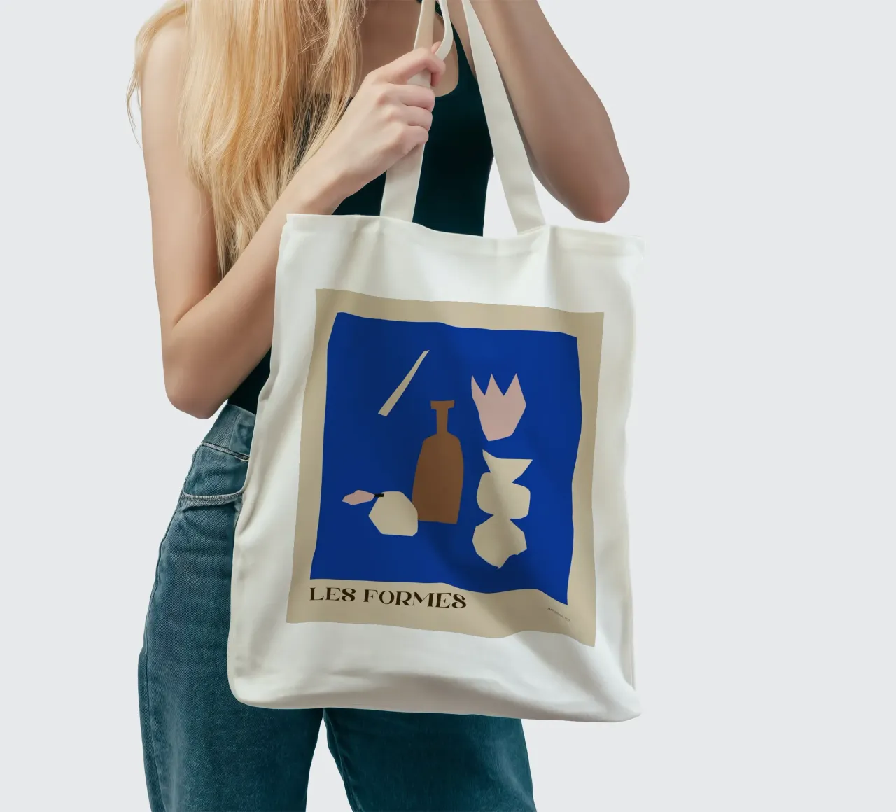 Les Formes borsa in juta da treechild