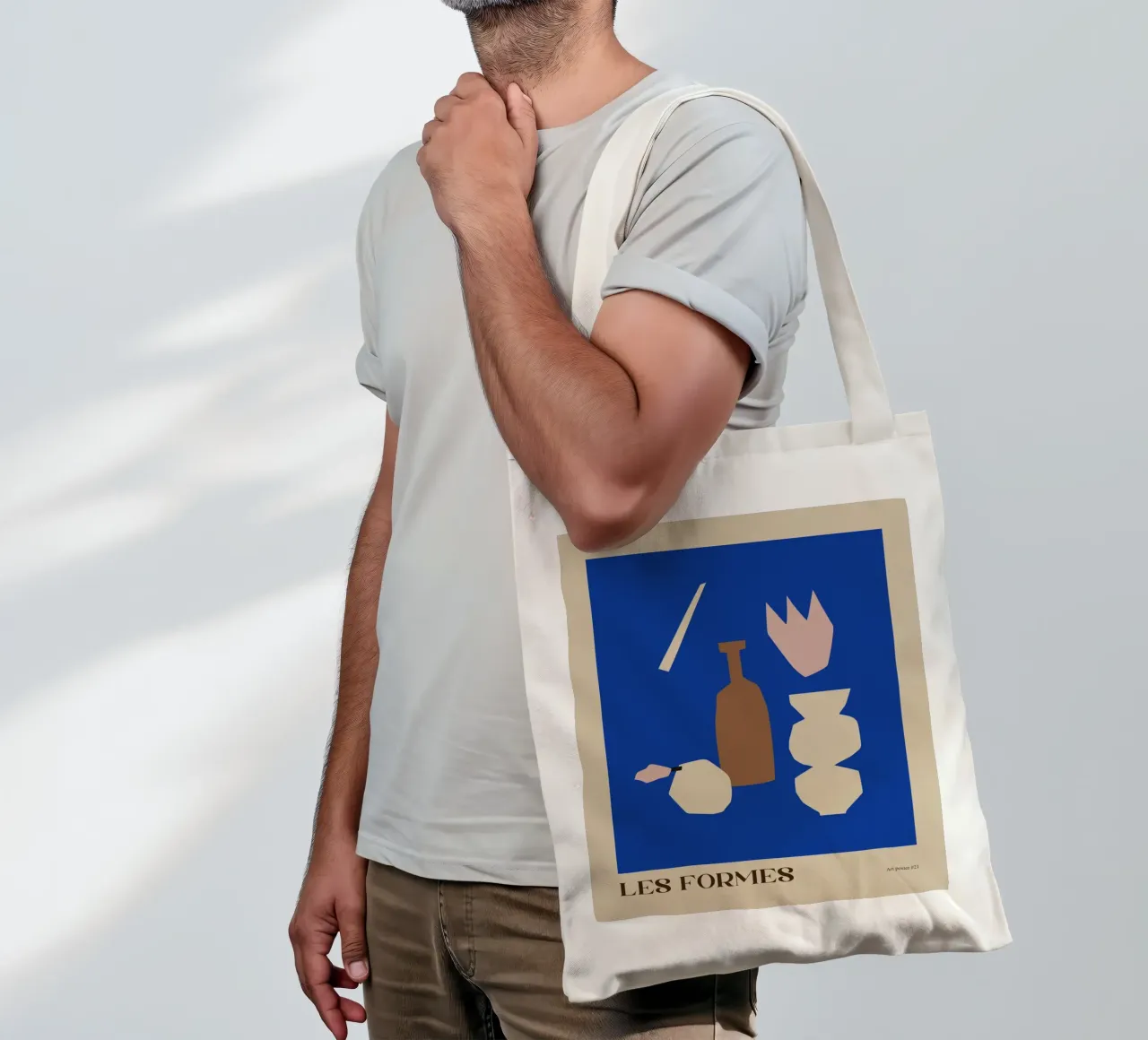 Les Formes borsa in juta da treechild