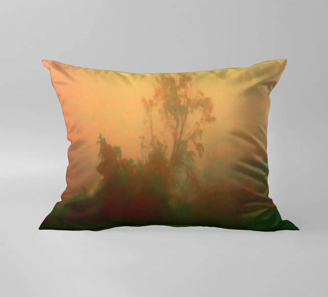 A lonely tree in the fog decorative cushion by Something for you