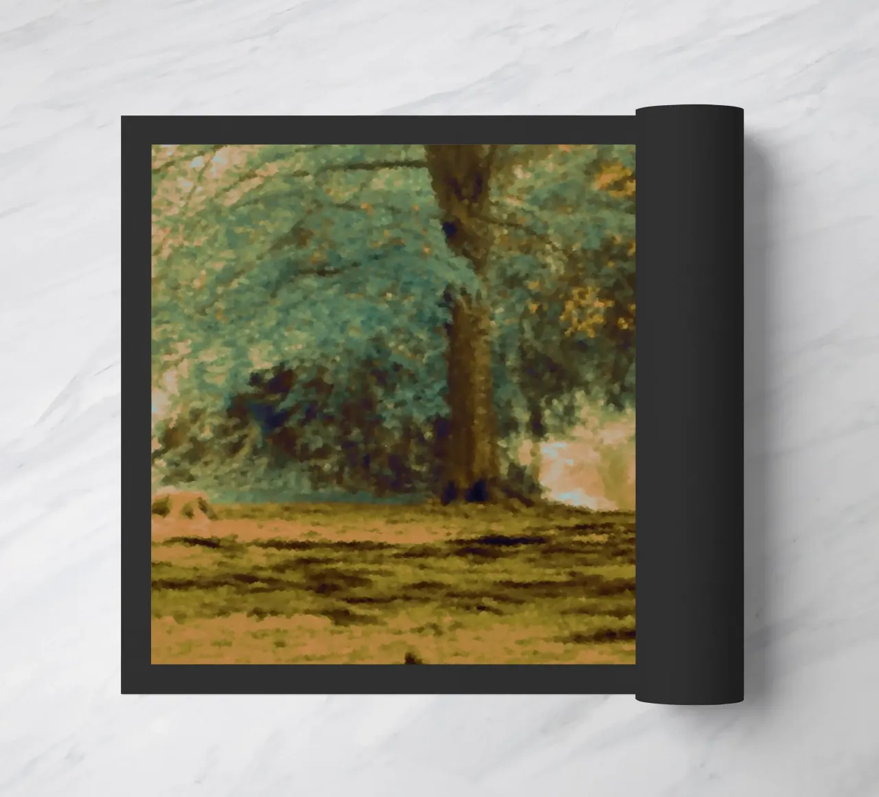 A path in the forest in summer doormat by Something for you