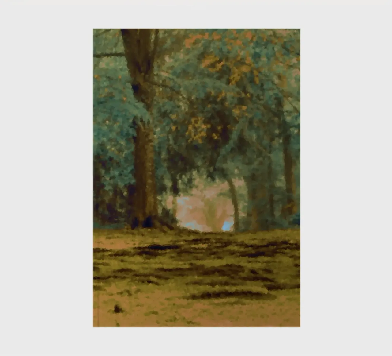 A path in the forest in summer notebook by Something for you