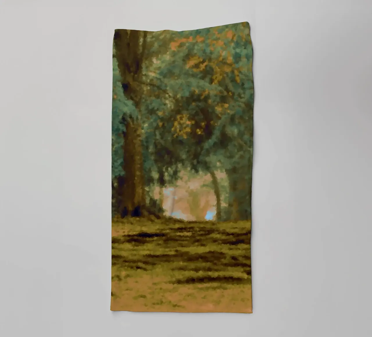 A path in the forest in summer towel by Something for you