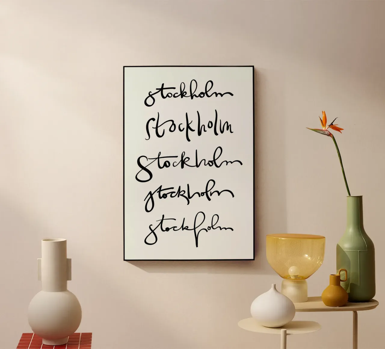 Stockholm plexiglass da Kristen Polsinelli