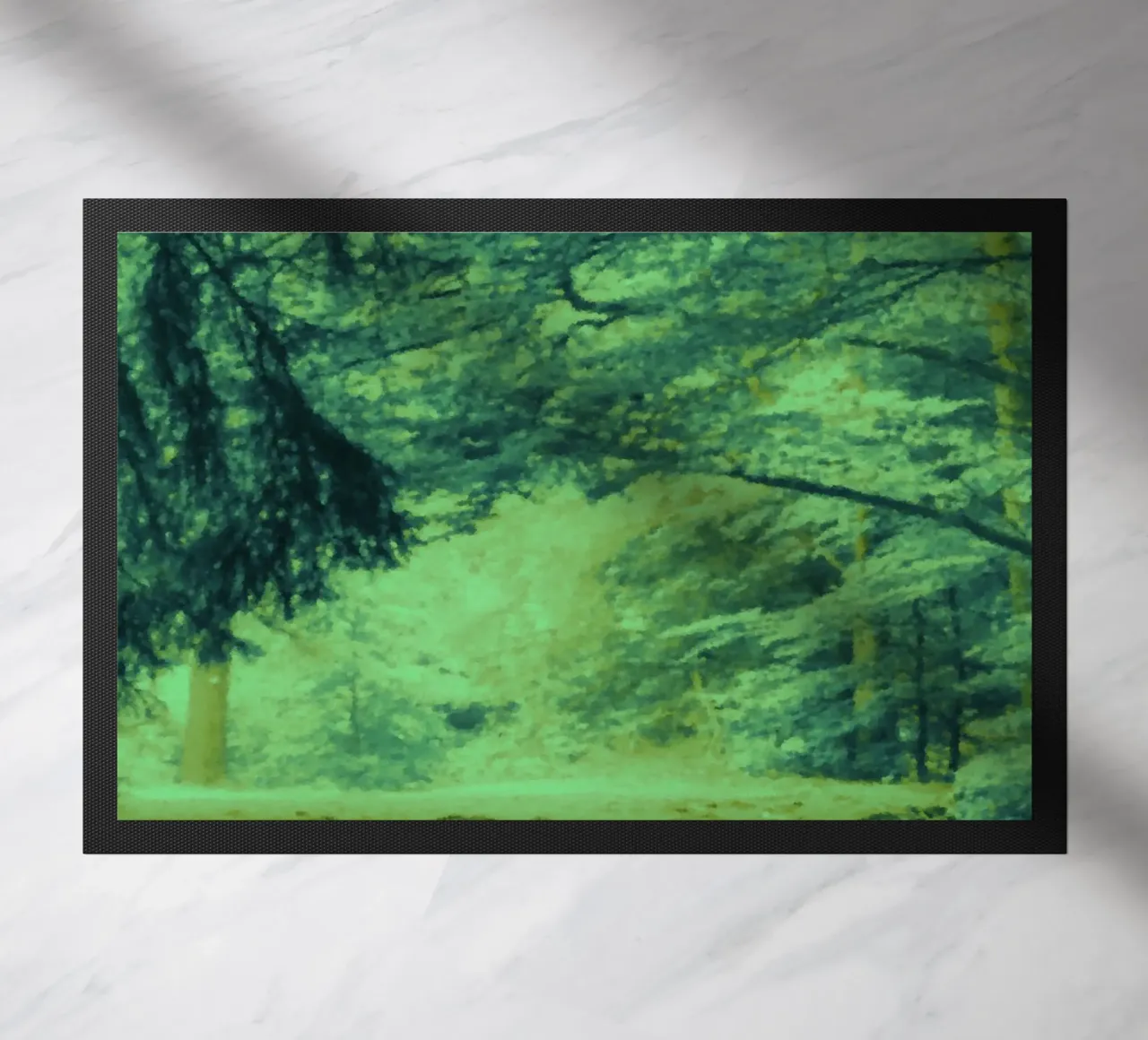 A path in the forest in summer doormat by Something for you