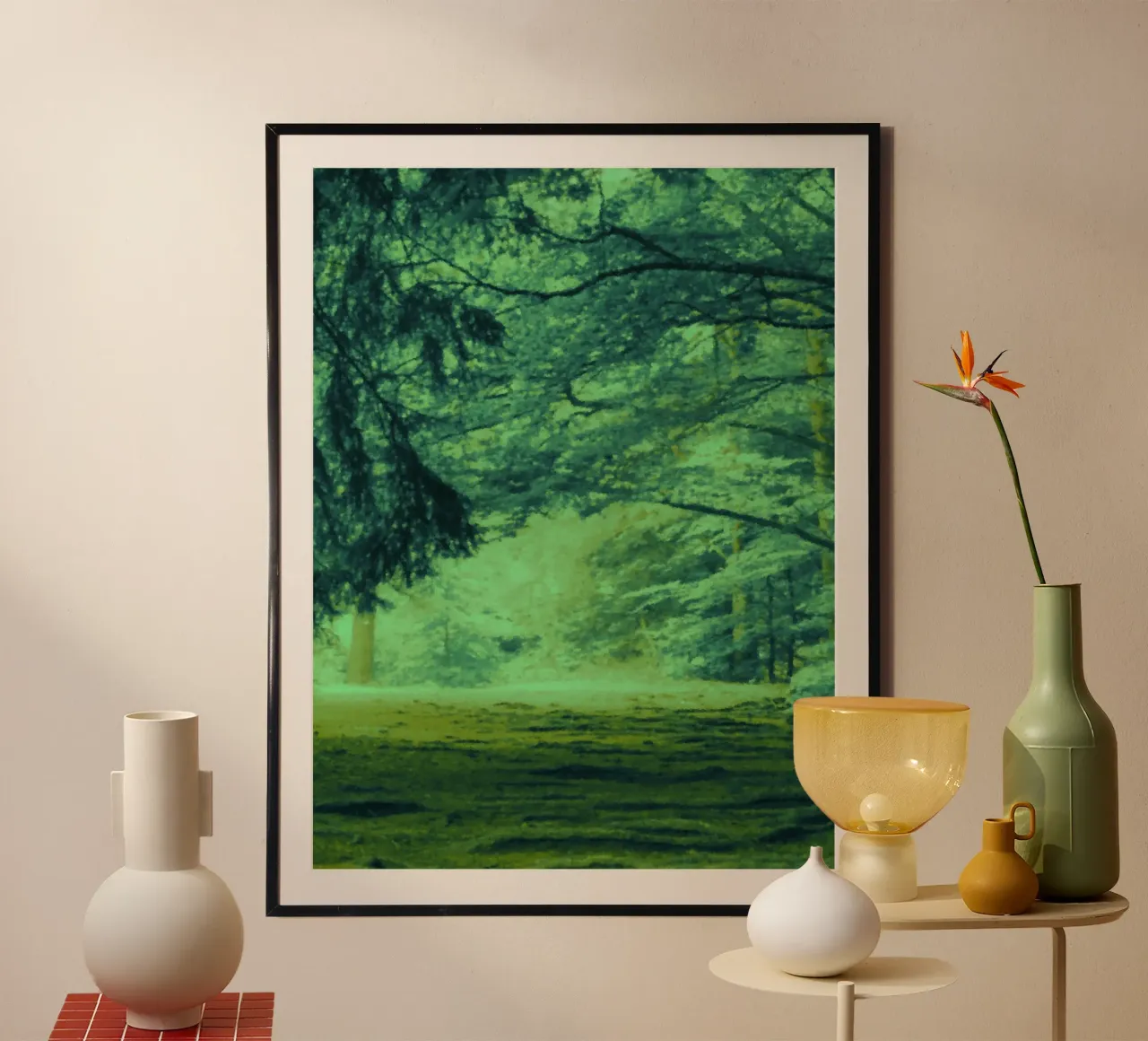 Ein Weg im Wald im Sommer Hahnemühle von Something for you