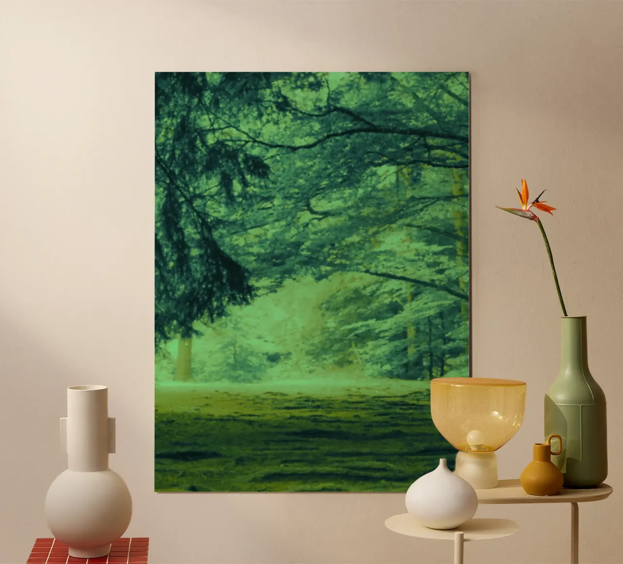 Ein Weg im Wald im Sommer Hahnemühle von Something for you