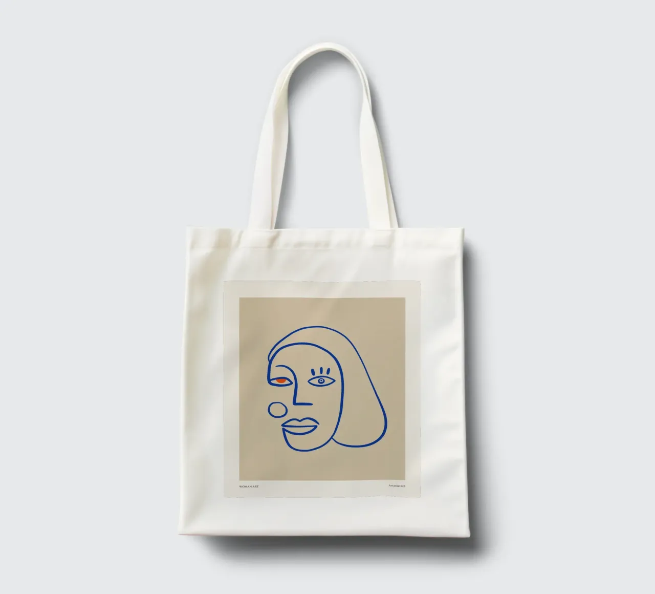 Art Print No 25 borsa in juta da treechild