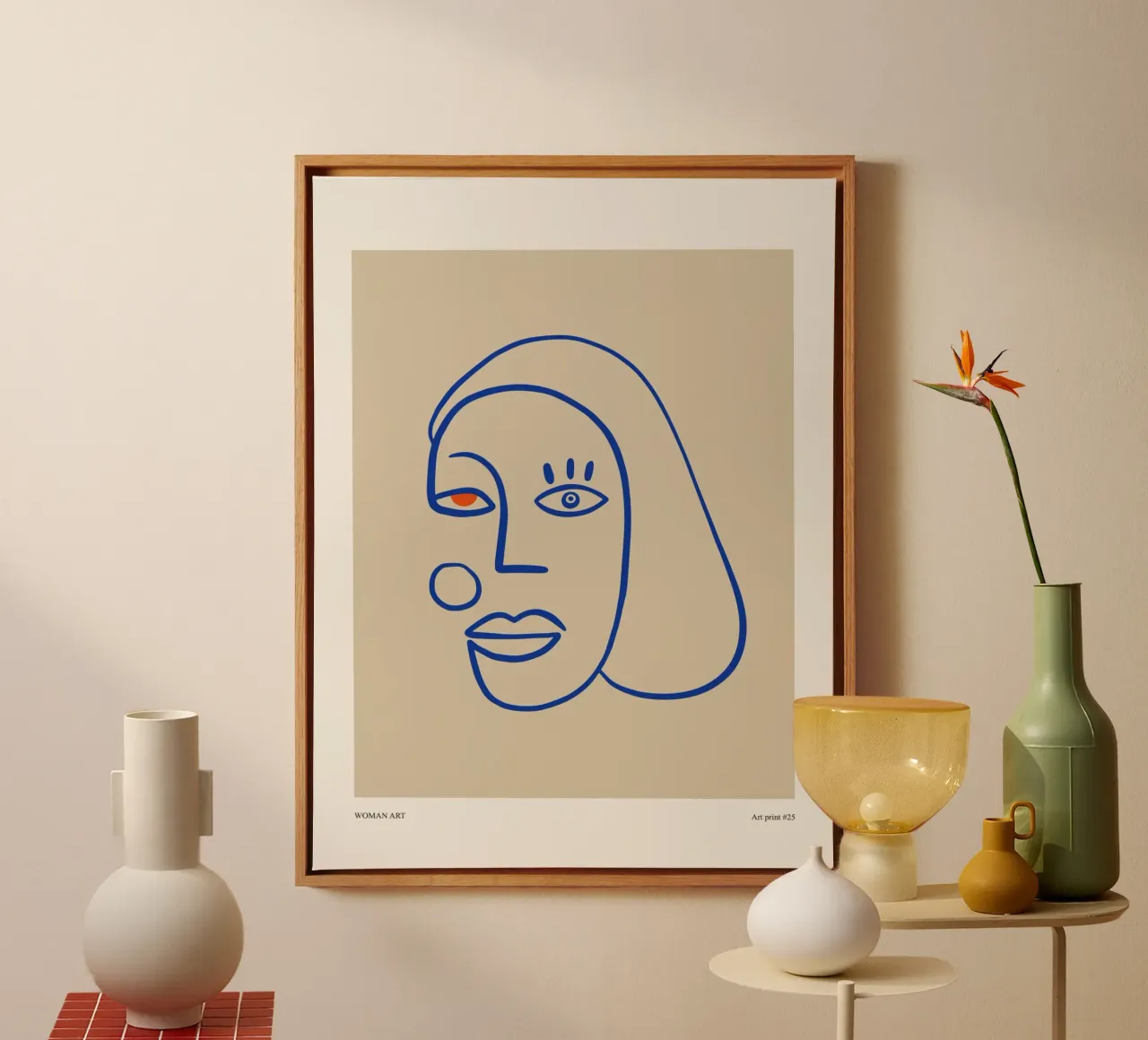 Art Print No 25 tela con Cornice a cassetta da treechild