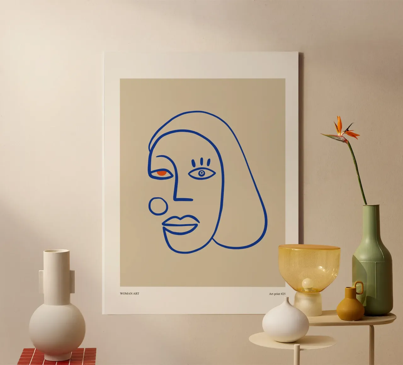 Art Print No 25 tela con Cornice a cassetta da treechild