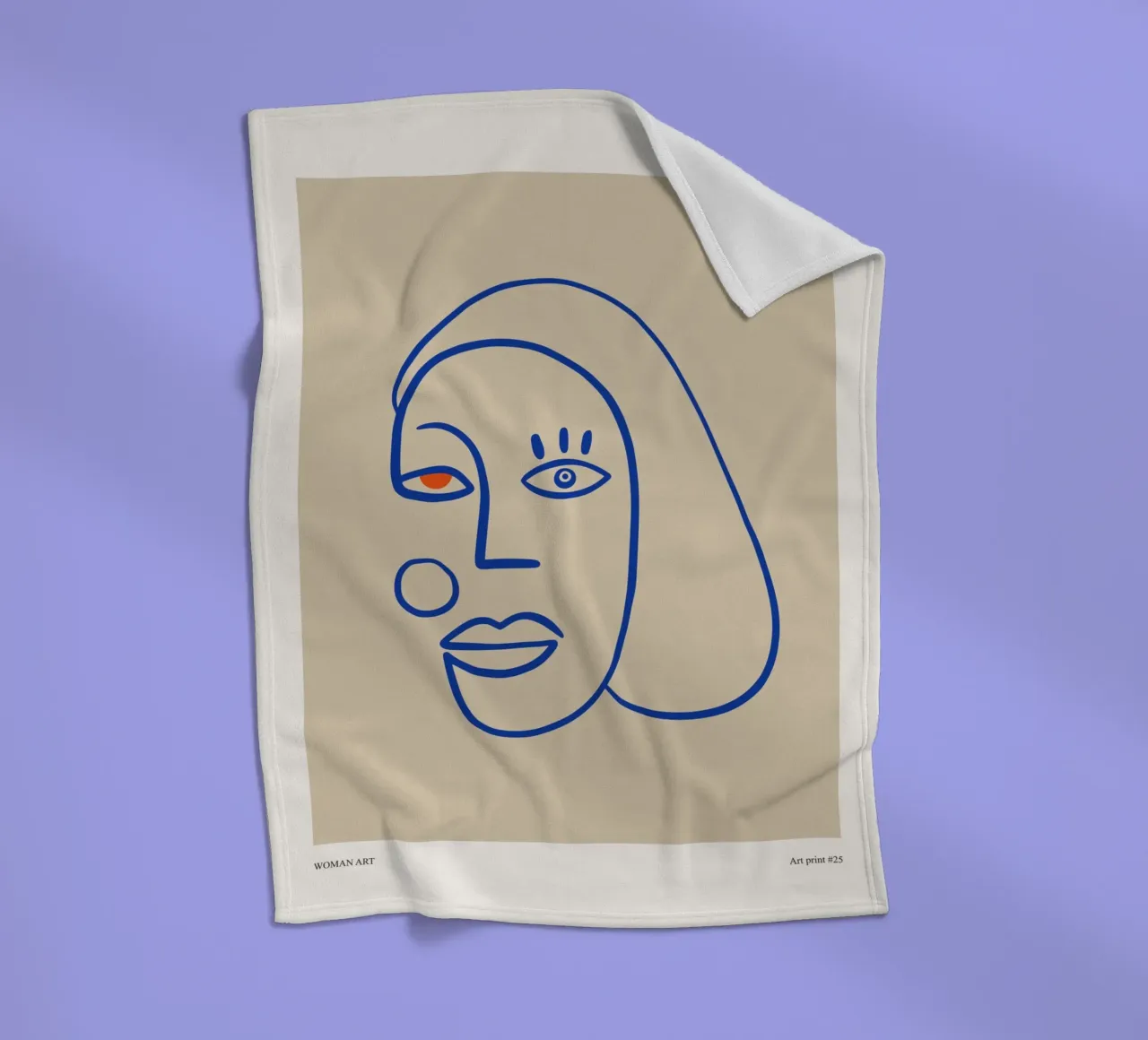 Art Print No 25 coperta in pile da treechild