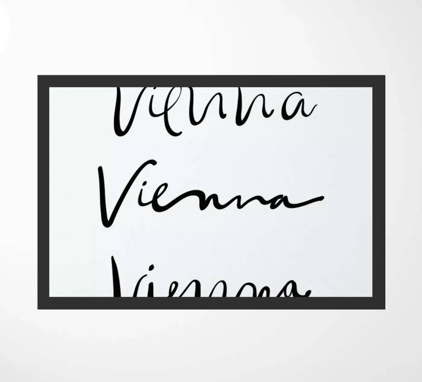 Vienna doormat by Kristen Polsinelli