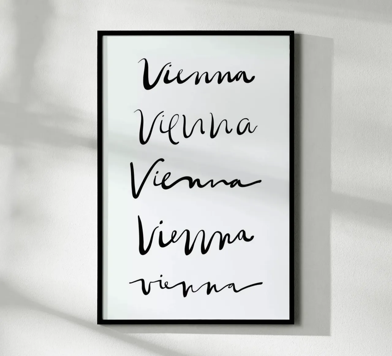 Vienna poster by Kristen Polsinelli