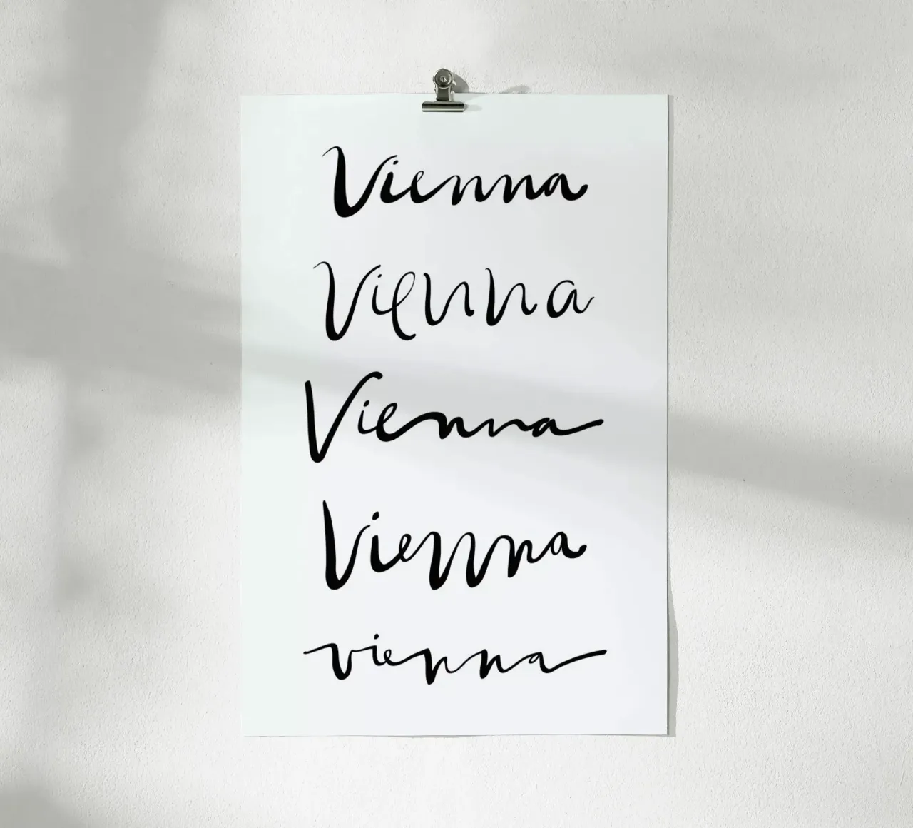 Vienna poster by Kristen Polsinelli