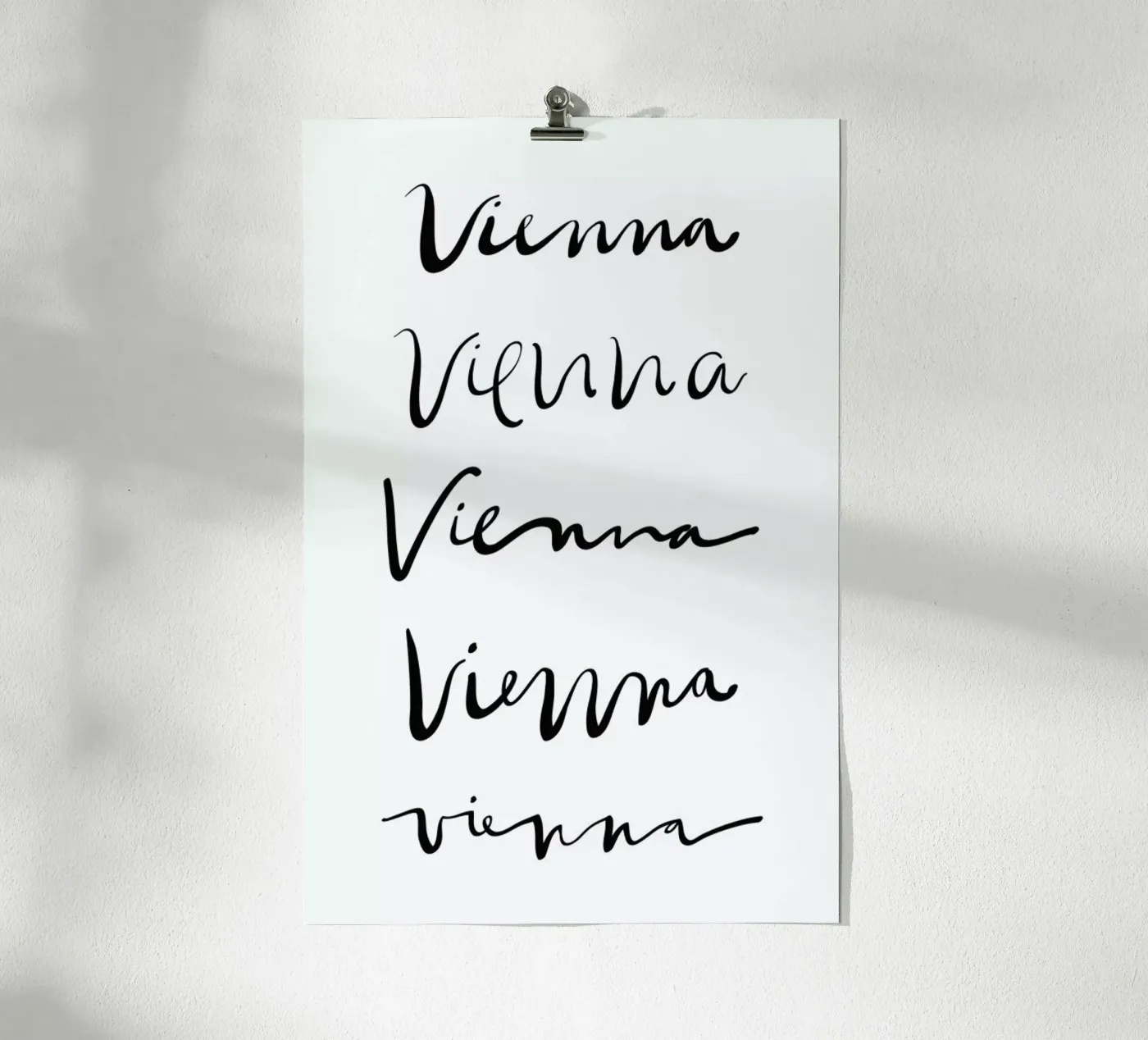Vienna Poster von Kristen Polsinelli
