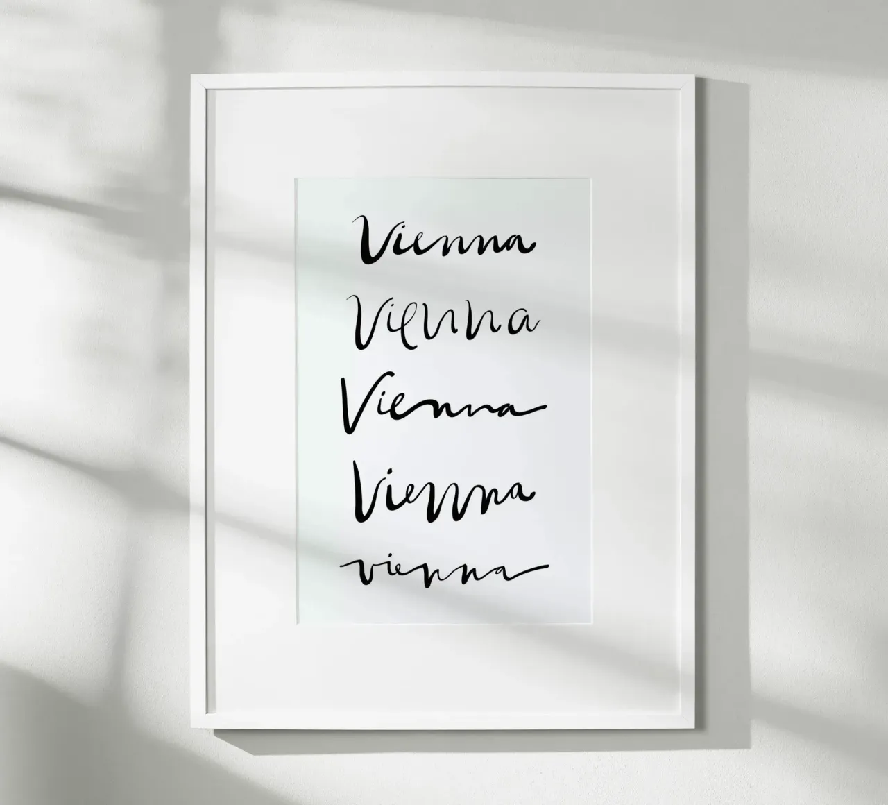 Vienna poster by Kristen Polsinelli