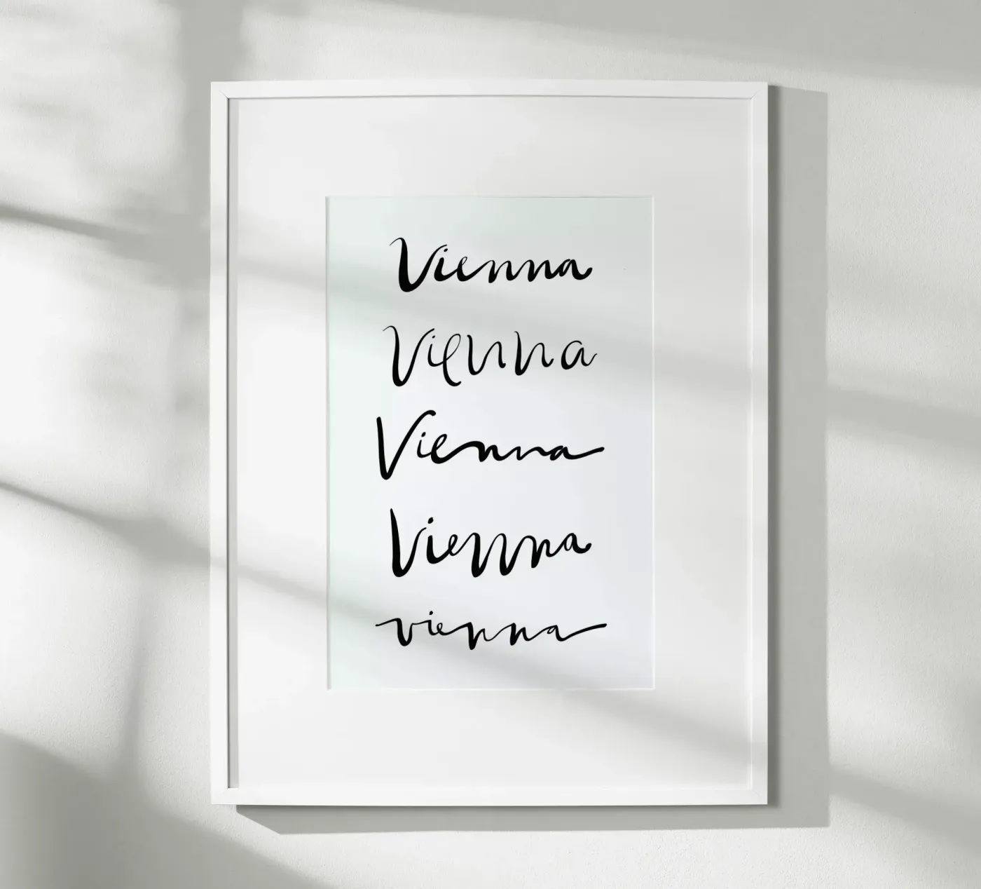 Vienna Poster von Kristen Polsinelli