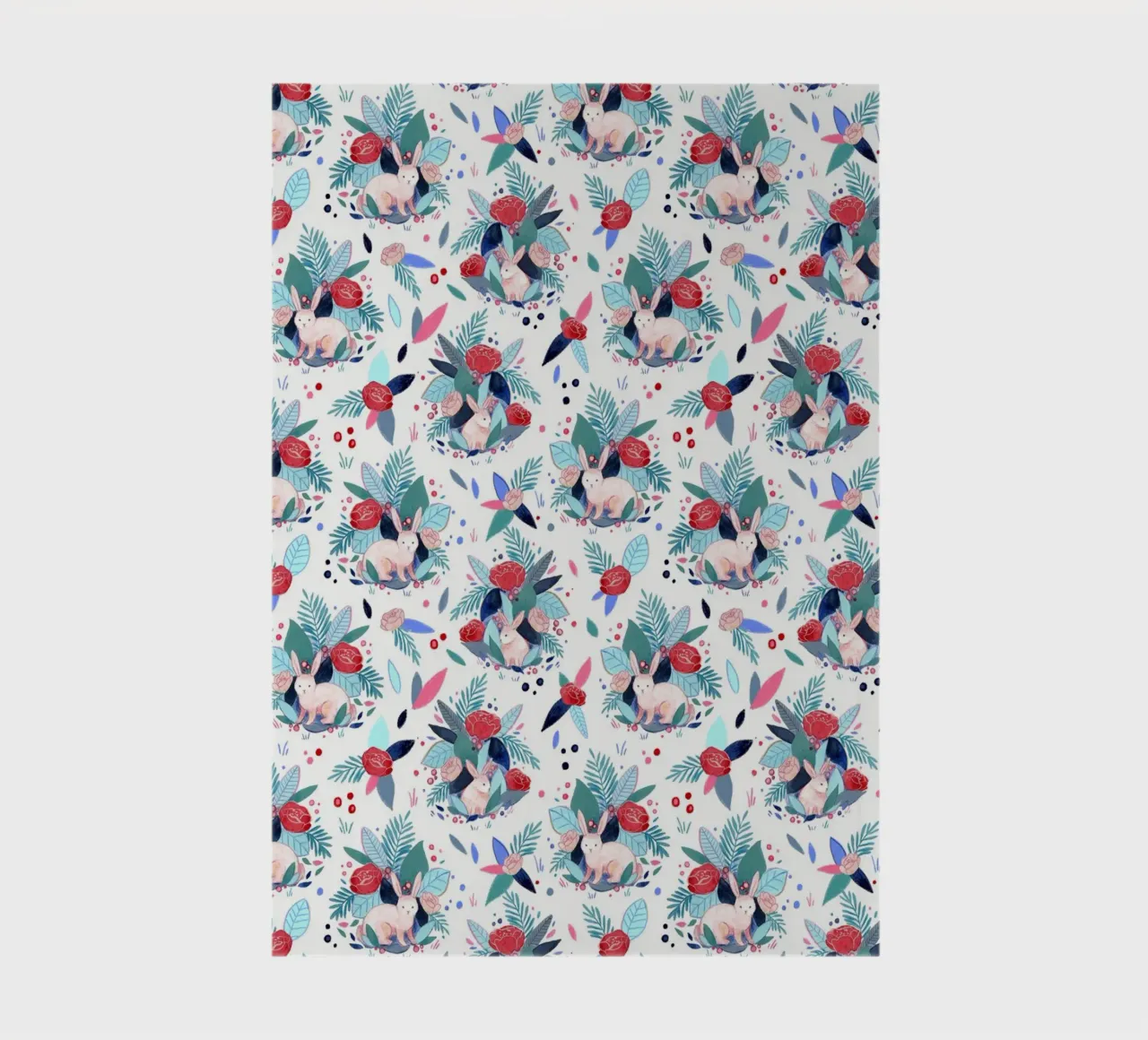 Fantom Fifi Art - Hasen Muster notebook by The Artcircle