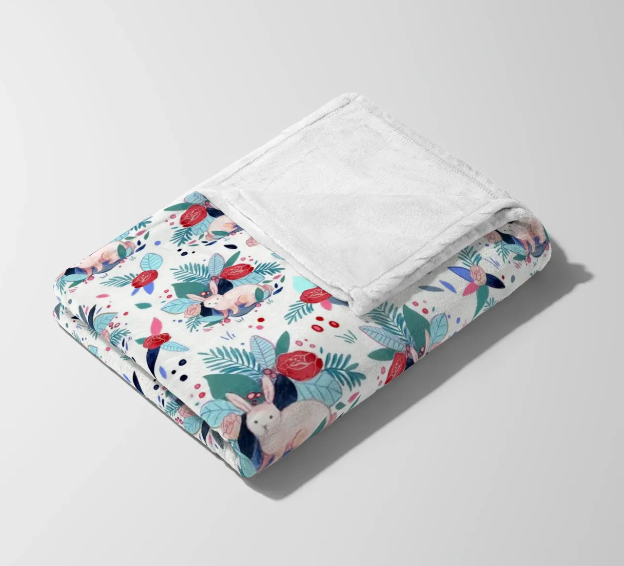 Fantom Fifi Art - Hasen Muster coperta in pile da The Artcircle