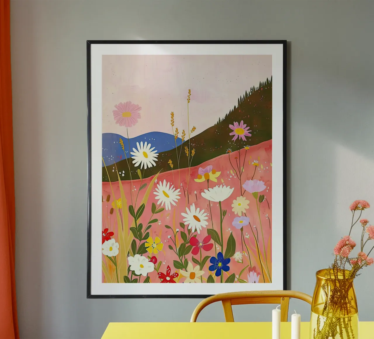 Armonia dei fiori selvatici in primavera carta hahnemühle da DaarbyN