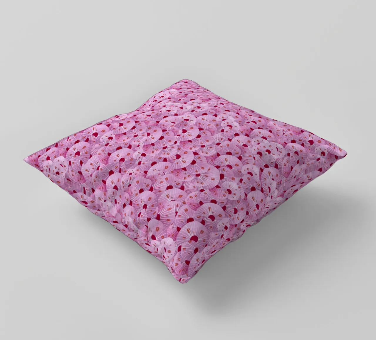 Fantom Fifi Art - Korallenmuster Pink cuscino da The Artcircle