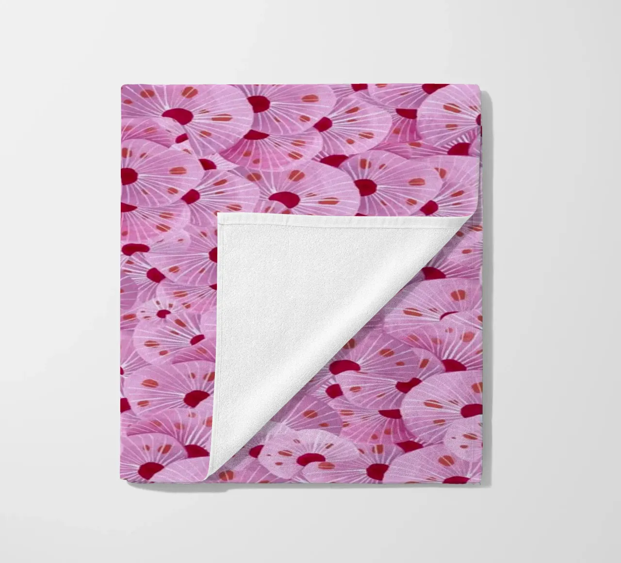 Fantom Fifi Art - Korallenmuster Pink telo mare da The Artcircle